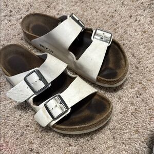 Birkenstock White Sandals